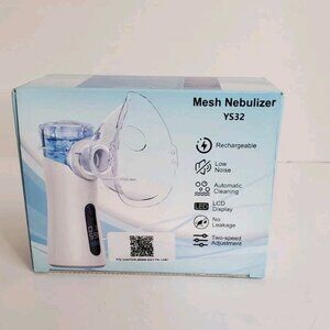 Handheld Portable Rechargeable Nebu Inhaler Low Noise Adjust Speed Auto Clean